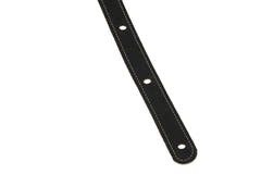 GEWA Regular 70 sangle de guitare en cuir, Satin Black