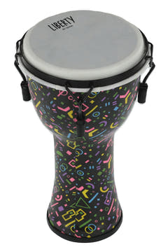 GEWA Djembés Liberty Series à accordage mécanique - 8" Crazy Neon