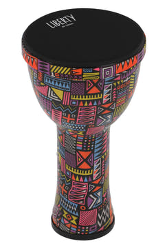 GEWA Liberty Series Nestable djembés 8", motif Abstract