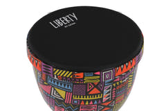 GEWA Liberty Series Nestable djembés 8", motif Abstract