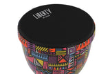 GEWA Liberty Series Nestable djembés 8", motif Abstract