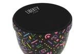 GEWA Liberty Series Nestable djembés 8", motif Crazy Neon