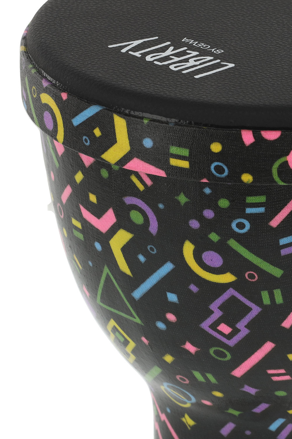 GEWA Liberty Series Nestable djembés 8", motif Crazy Neon