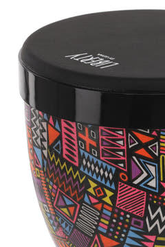 GEWA Liberty Series Nestable djembés 10", motif Abstract