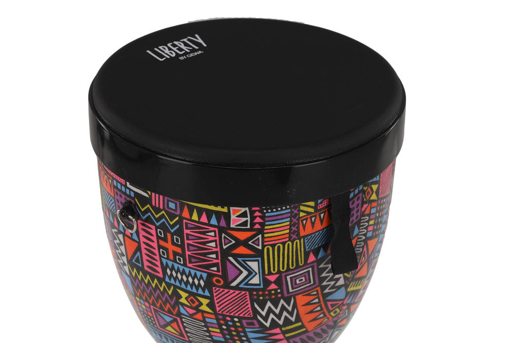 GEWA Liberty Series Nestable djembés 10", motif Abstract