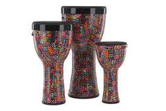GEWA Liberty Series set de djembés emboîtables 8", 10" et 12", Abstract