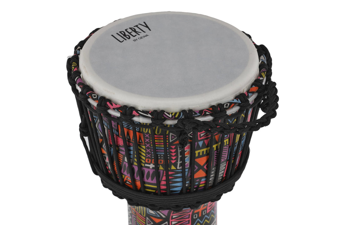 GEWA Djembé Liberty Series accordé par corde - 8" Abstract