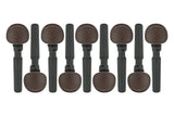 Wittner Finetune-Peg jeu pour komuz et qopuz, 9 pièces, noir/marron