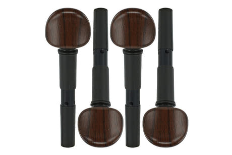 Wittner Finetune-Peg chevilles de violon 4/4-3/4, Ø 8,6 mm, 4 pièces, couleur palissandre