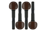 Wittner Finetune-Peg chevilles de violon 4/4-3/4, Ø 8,6 mm, 4 pièces, couleur palissandre