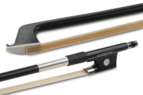 Glasser Archet de Violons en carbone graphite - 1/4