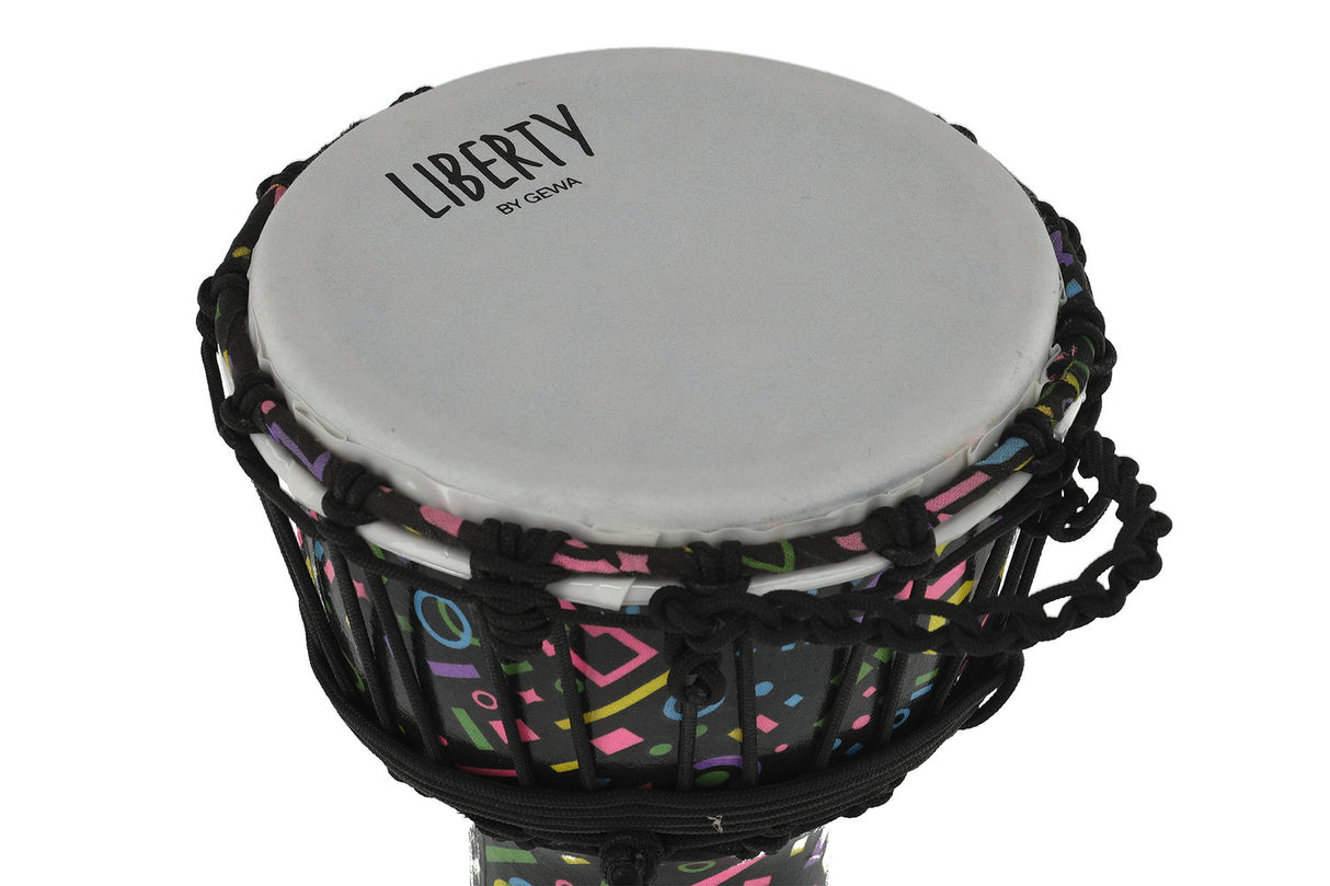 GEWA Djembé Liberty Series Rope Tuned - 7" Crazy Neon