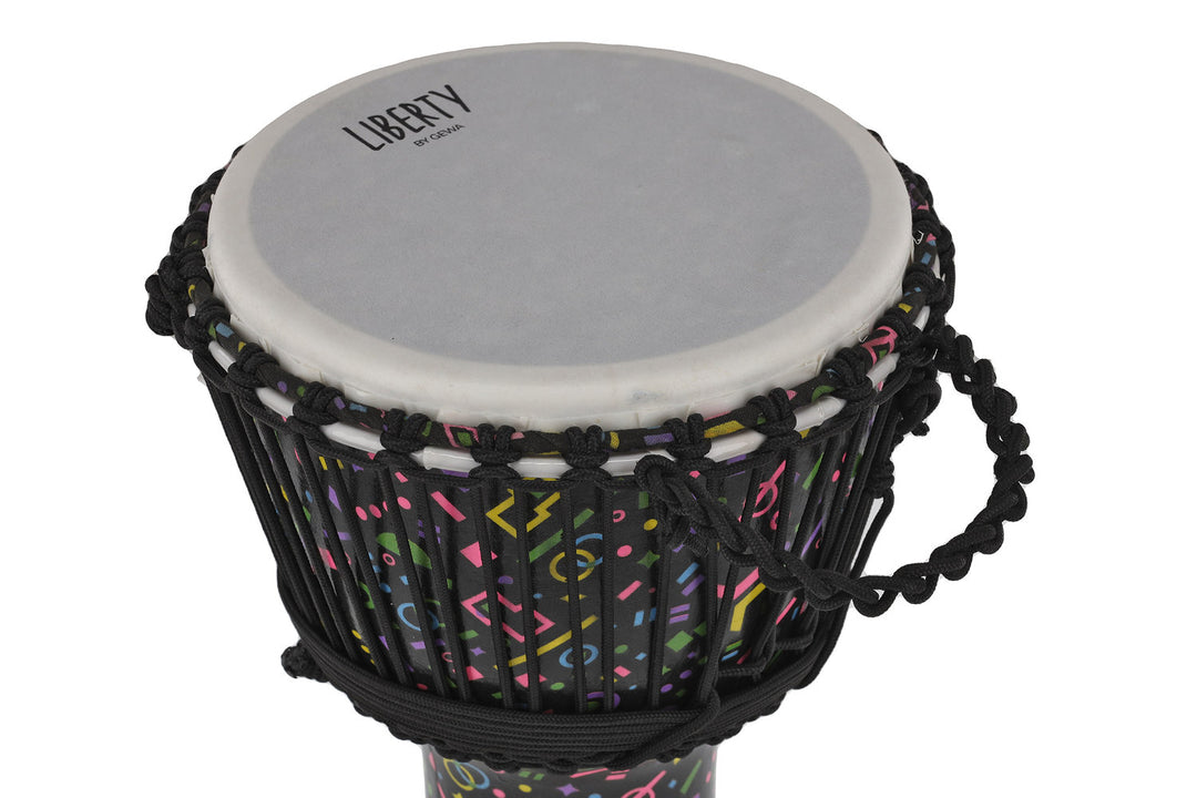 GEWA Djembé Liberty Series accordé par corde - 10" Crazy Neon