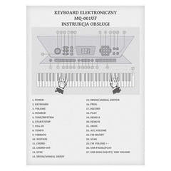 MQ 001 UF KLAVER touches d’orgue avec microphone pour
