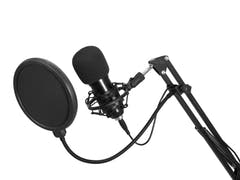 OMNITRONIC BMS-1C Ensemble de microphones de diffusion à condensateur USB