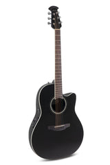 Ovation E-Acoustic Guitar Celebrity CS Standard Mid Cutaway - Black (CS24-5-G)