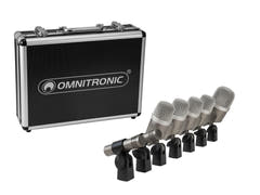 OMNITRONIC MIC 77-7LMH MK2 ensemble de microphones pour batterie