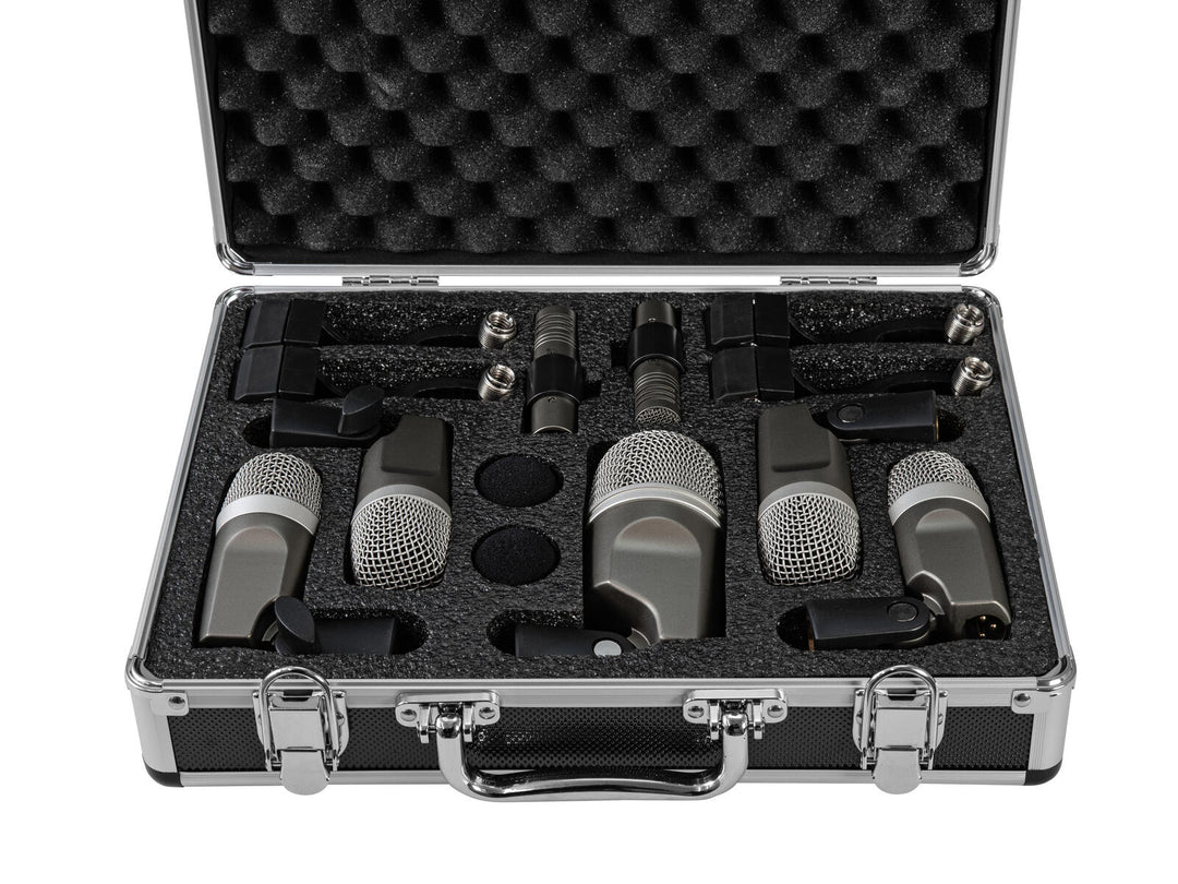 OMNITRONIC MIC 77-7LMH MK2 ensemble de microphones pour batterie