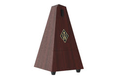 Métronome Wittner en forme de pyramide - veinage acajou 845111
