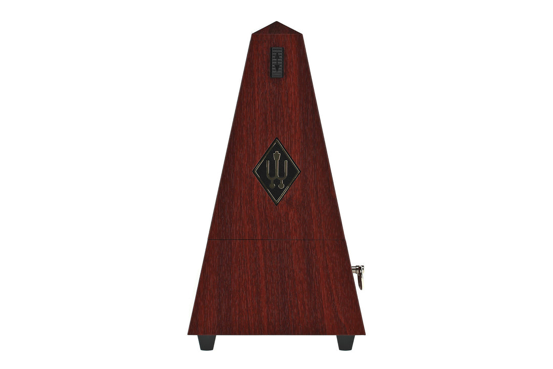 Métronome Wittner en forme de pyramide - veinage acajou 845111