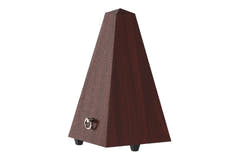 Métronome Wittner en forme de pyramide - veinage acajou 845111