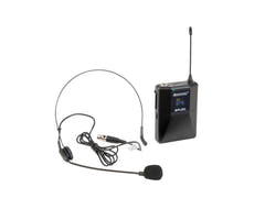 Bodypack OMNITRONIC UHF E-FLEX 823-832/863-865 MHz