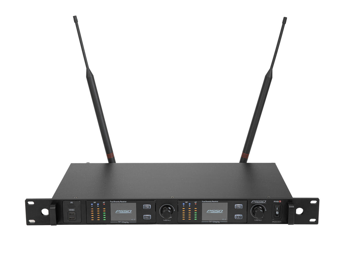 PSSO PXS TWO récepteur True Diversity à 2 canaux 640-690 MHz