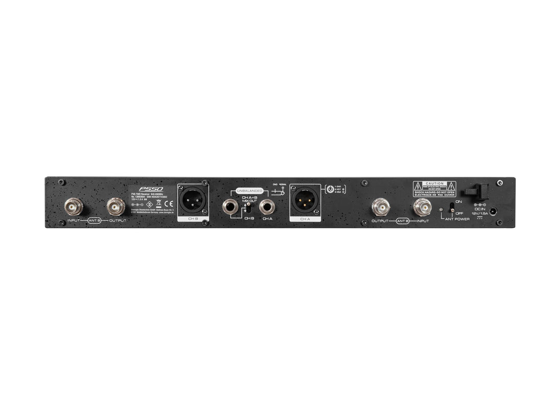 PSSO PXS TWO récepteur True Diversity à 2 canaux 640-690 MHz