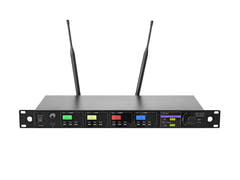 OMNITRONIC UHF-604 système de microphones sans fil à 4 canaux 520-554 MHz