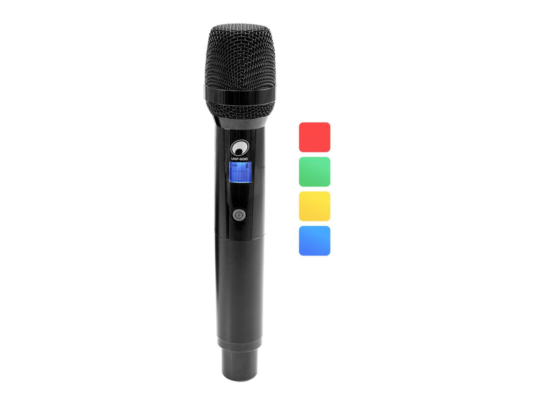 OMNITRONIC microphone à main UHF-600 823-832/863-865 MHz