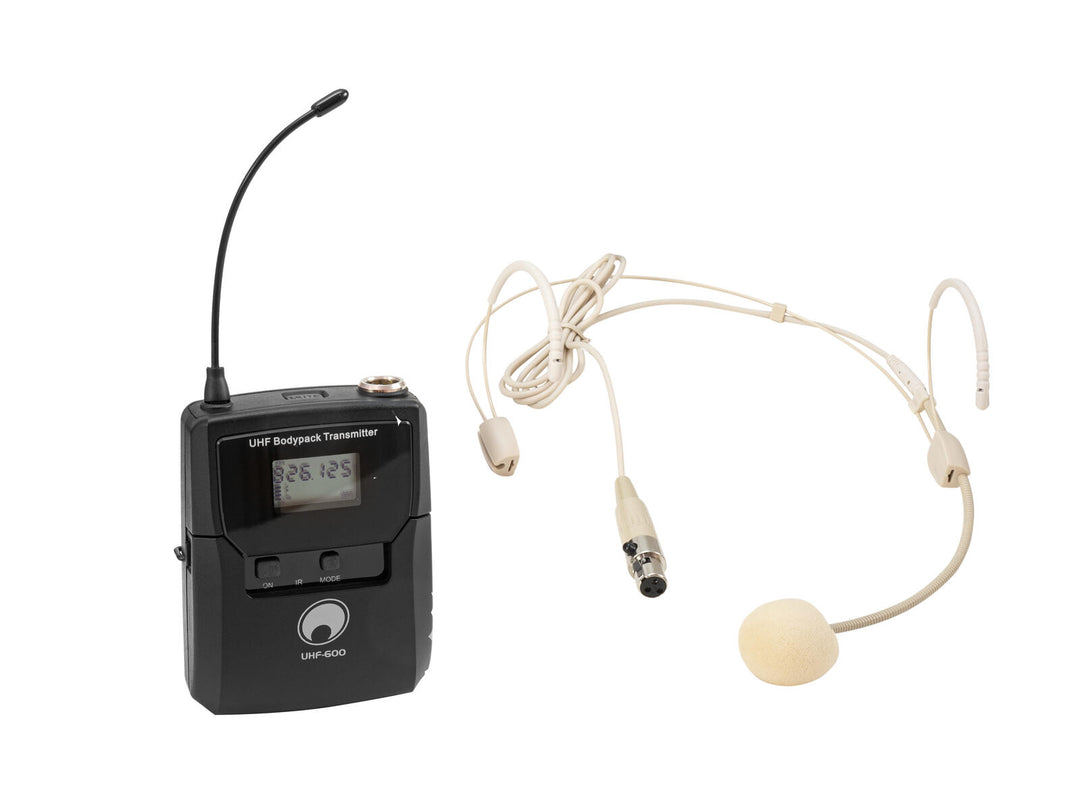 OMNITRONIC UHF-600 émetteur de poche 823-832/863-865 MHz
