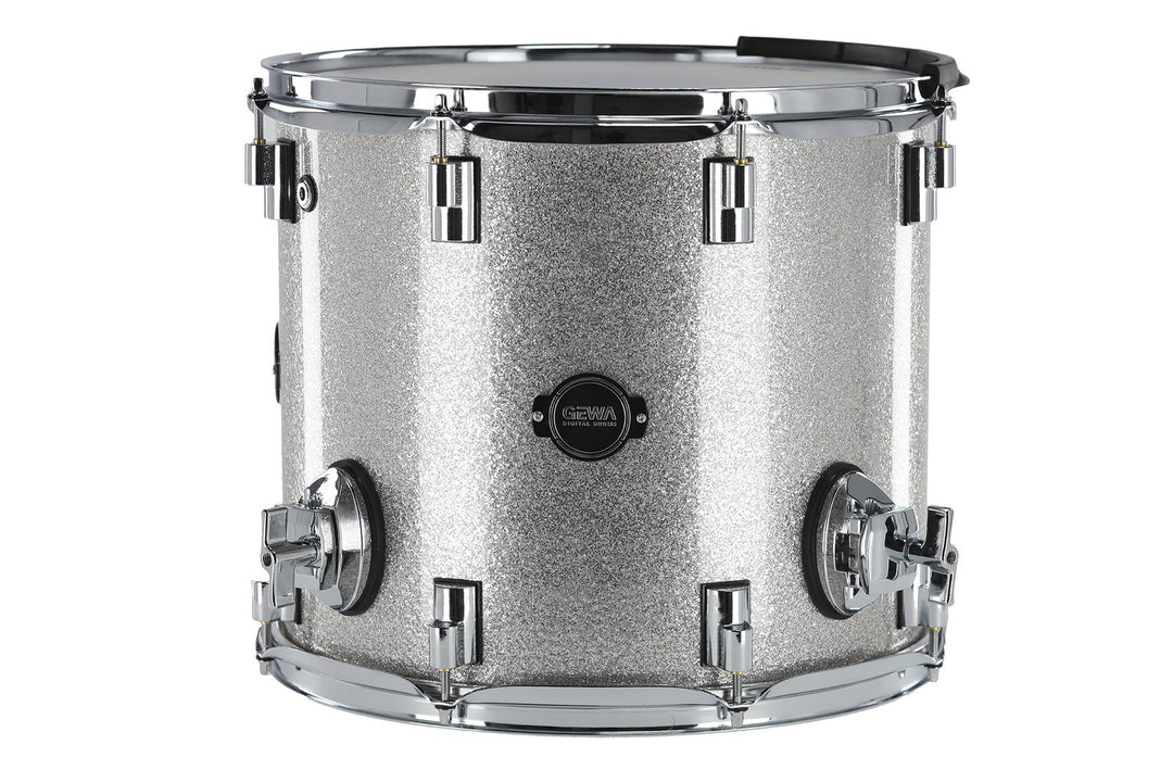 GEWA Coque de E-Drum Floor Tom - Silver Sparkle 14" (Silver Sparkle)