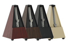 Wittner Metronome forme pyramidale - veinage acajou 802K