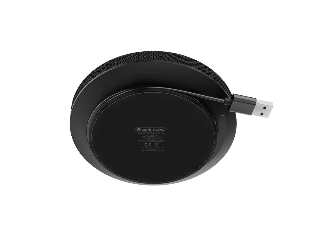 OMNITRONIC CIAO 360° Système de conférence sur batterie BT/USB