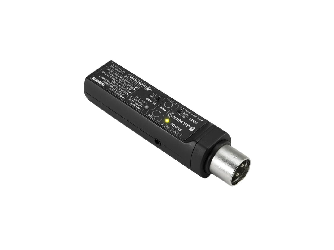 OMNITRONIC Récepteur QuickBTR-5.0 XLR Aptx Bluetooth 5.0