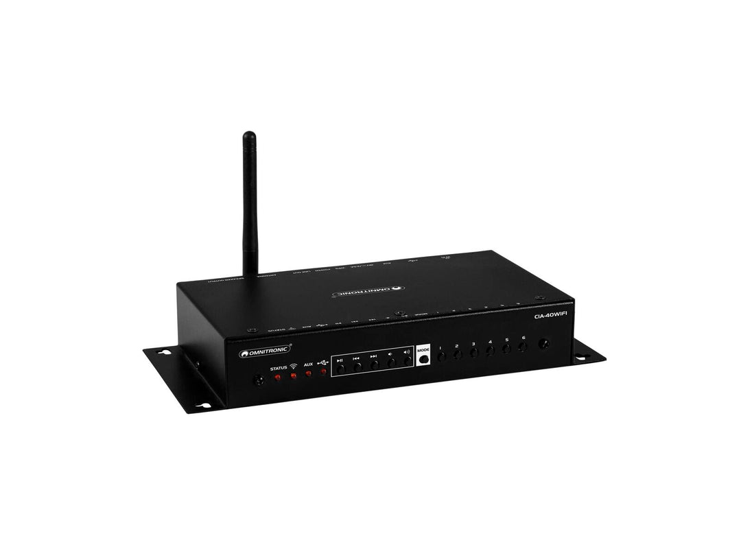 OMNITRONIC CIA-40WIFI Amplificateur WLAN multiroom avec système de streaming