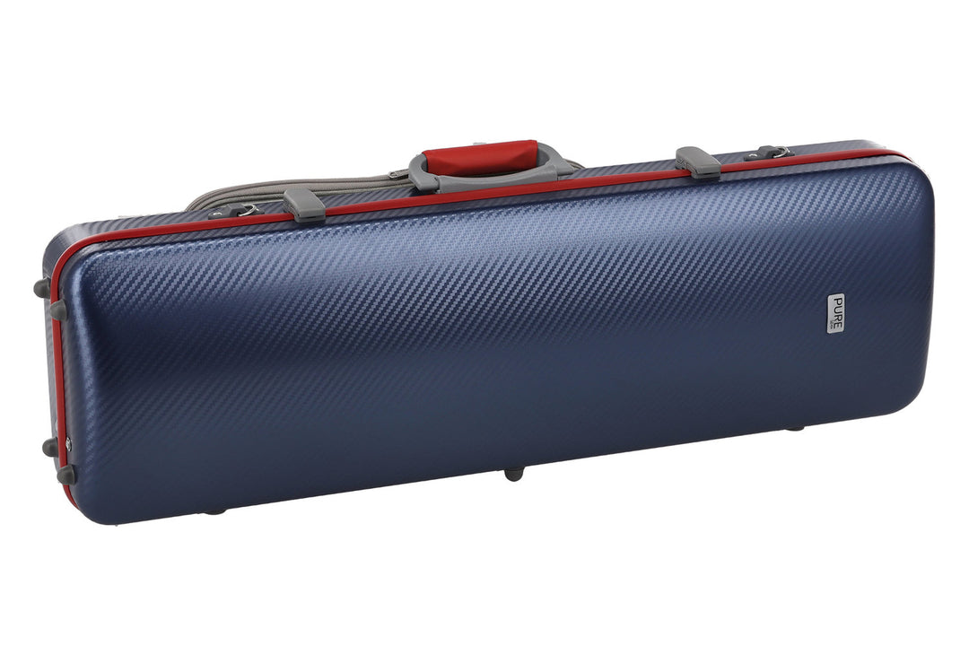 PURE GEWA Étui de Violons FUN en polycarbonate - 4/4 - 1/2 (Blue / Black)