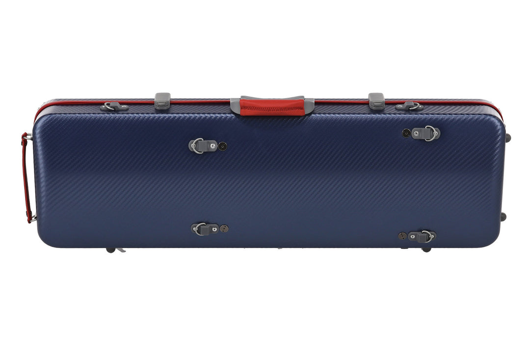 PURE GEWA Étui de Violons FUN en polycarbonate - 4/4 - 1/2 (Blue / Black)