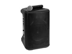 OMNITRONIC Set PORTY-8A Drahtlos-PA-System + émetteur Bodypack incl. microphone Lavalier + Soft Bag