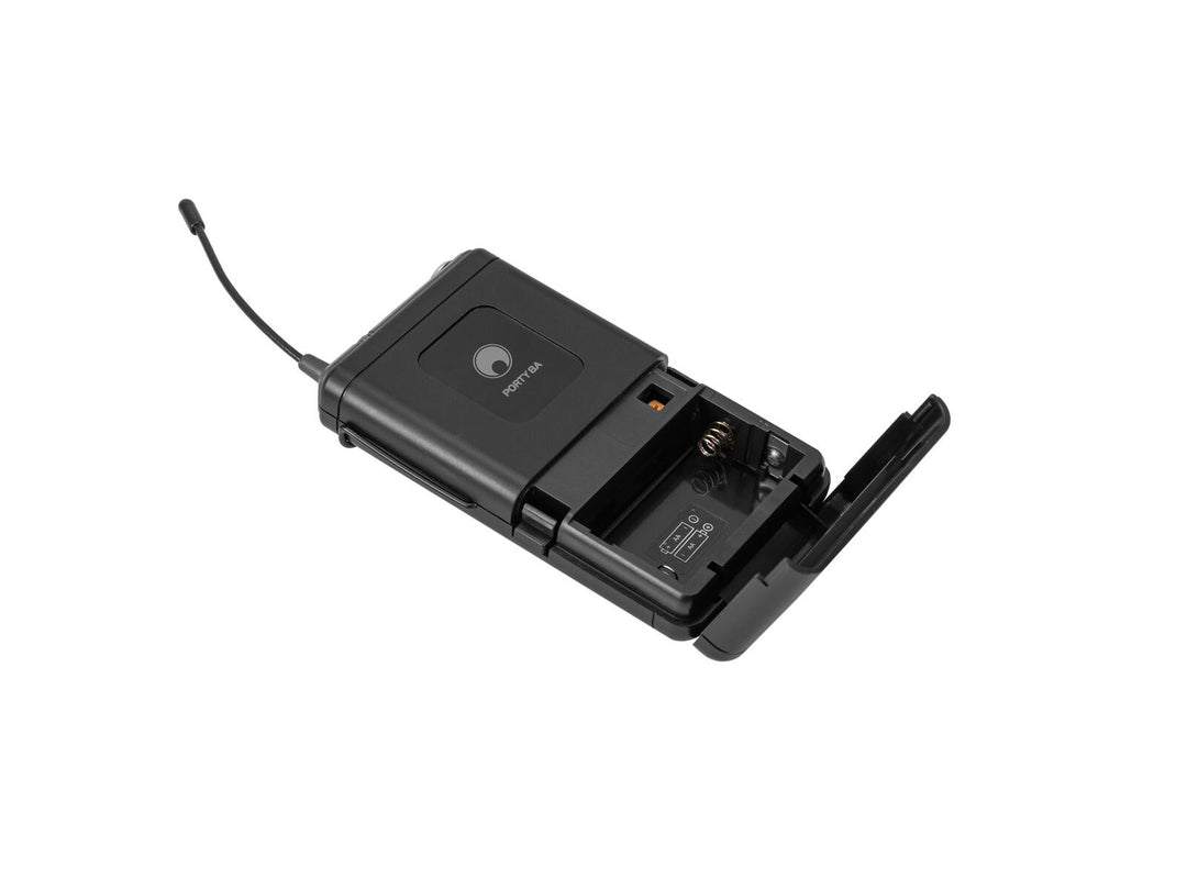OMNITRONIC PORTY-8A Émetteur de poche + microphone lavalier 863.1 MHz