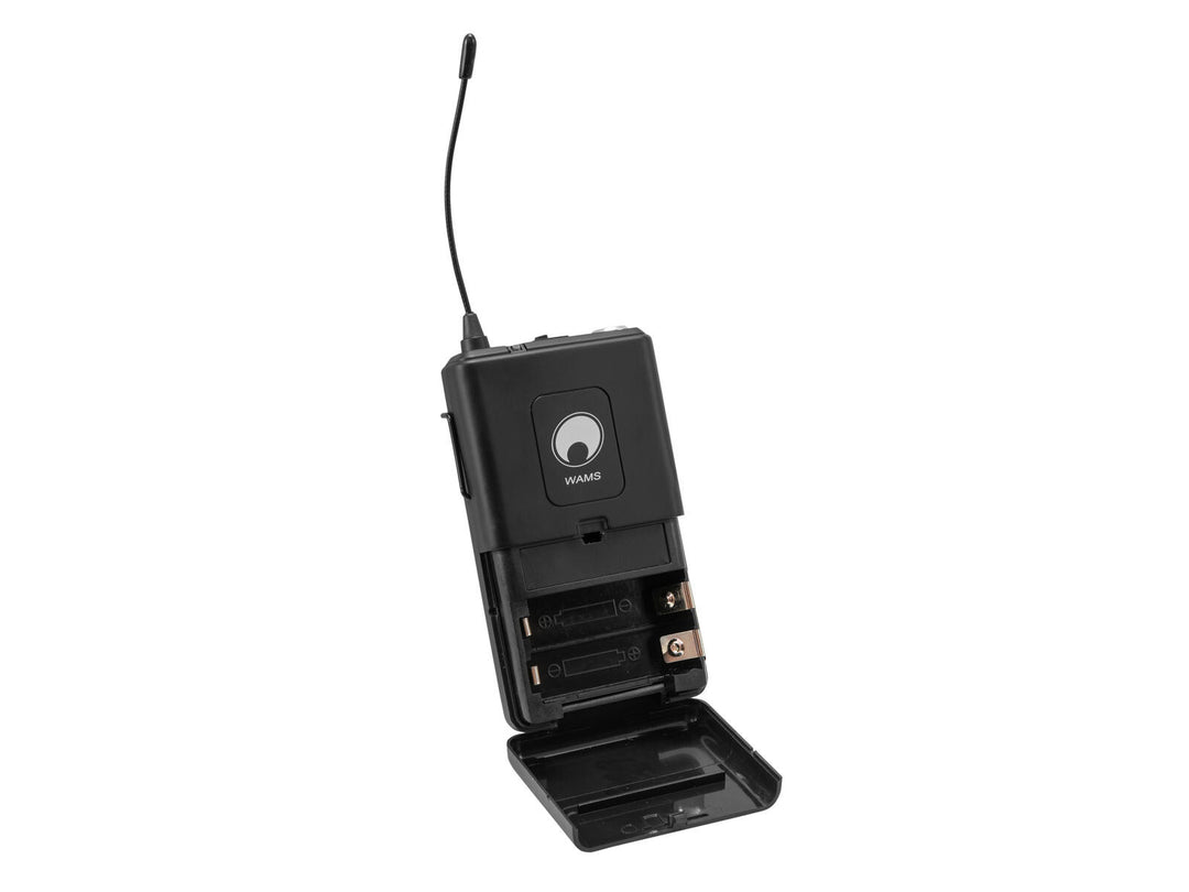 OMNITRONIC WAMS-12 émetteur de poche avec casque 865MHz