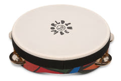 Latin Percussion Tambourin World Beat à une rangée avec peau - LP7022 (8")