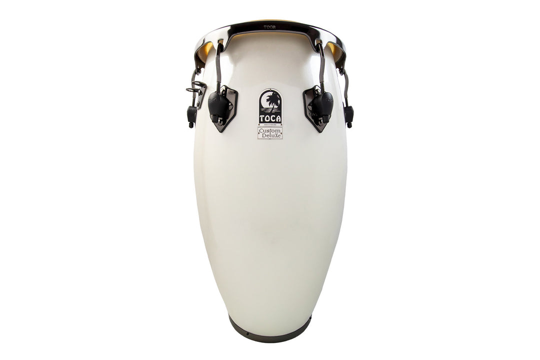 Toca Conga en fibre de verre Magarita Blanca, Black Chrome - Tumba (4612-1/2FMB)