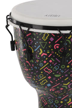GEWA Djembés Liberty Series à accordage mécanique - 14" Crazy Neon