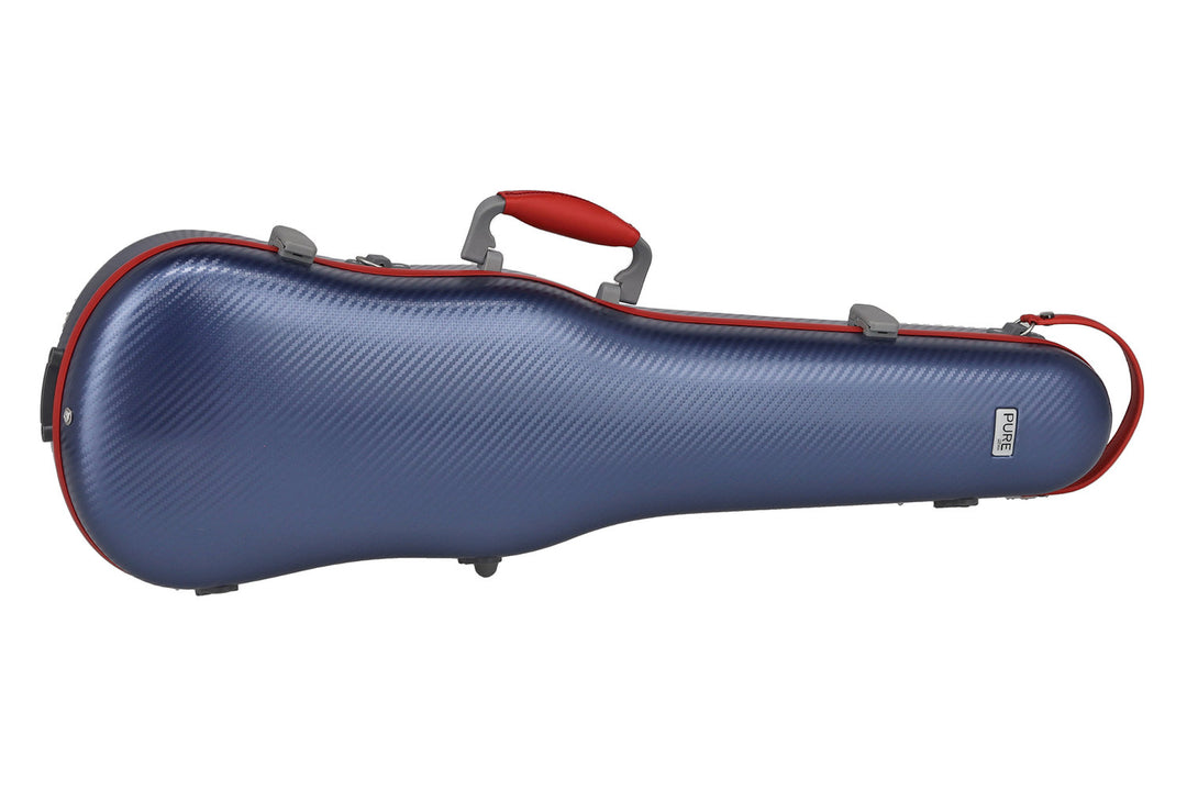Étuis de violon PURE GEWA Form Polycarbonate FUN - 4/4 - 1/2 (Blue / Black)