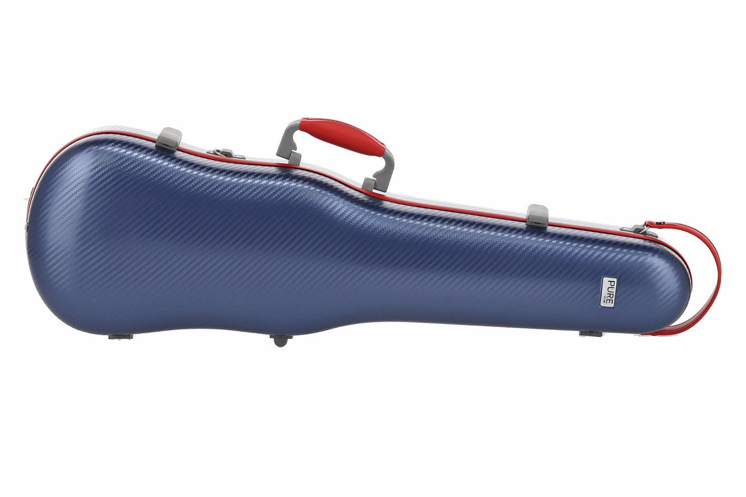 Étuis de violon PURE GEWA Form Polycarbonate FUN - 4/4 - 1/2 (Blue / Black)
