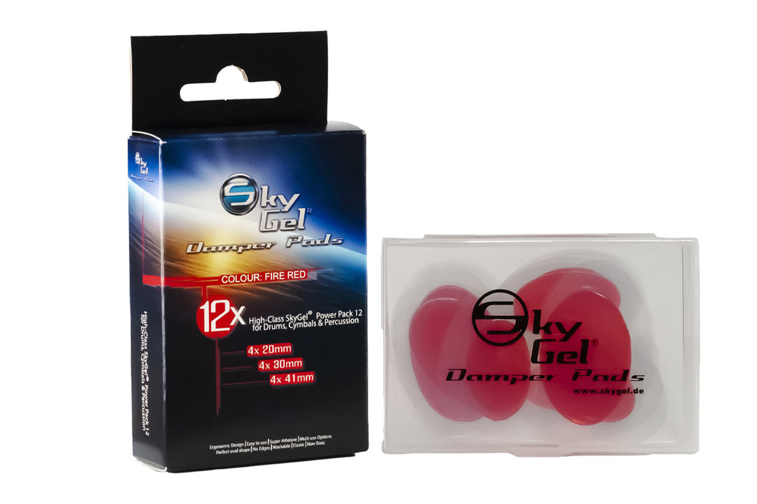 SKY Music Pads amortisseurs SkyGel - Fire Red (SG12FR)
