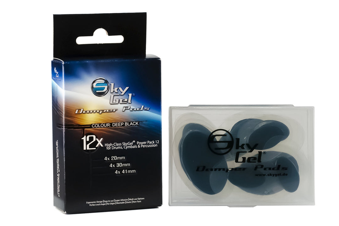 SKY Music Pads amortisseurs SkyGel - Deep Black (SG12DBK)
