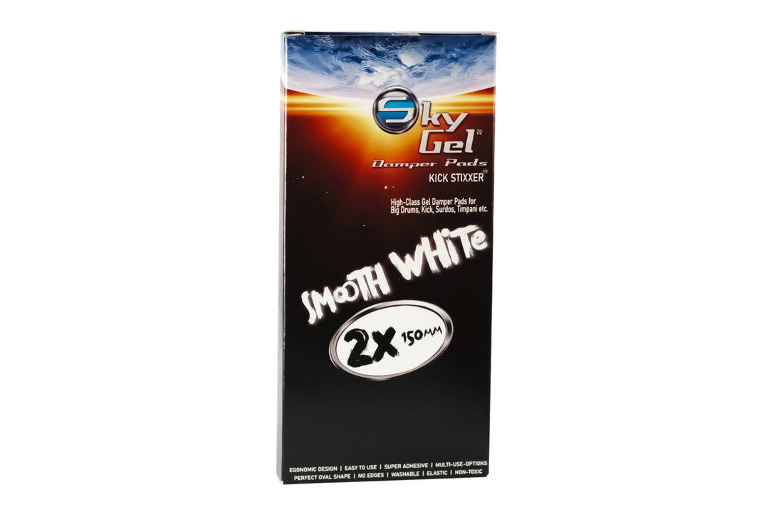 SKY Music pastilles d’amortissement SkyGel Kick StiXXer - Smooth White (SGKISM)