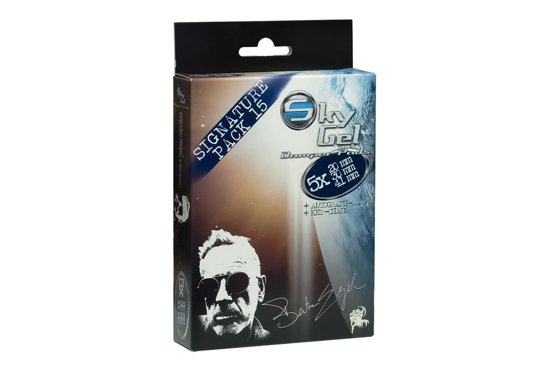 SKY Music coussinets amortisseurs SkyGel Signature Edition Bertram Engel - Gentian Blue (SG15BERGB)